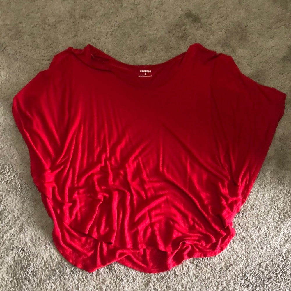 Express soft red top